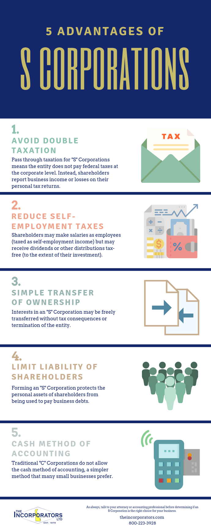 5 Advantages of S Corporations [INFOGRAPHIC]